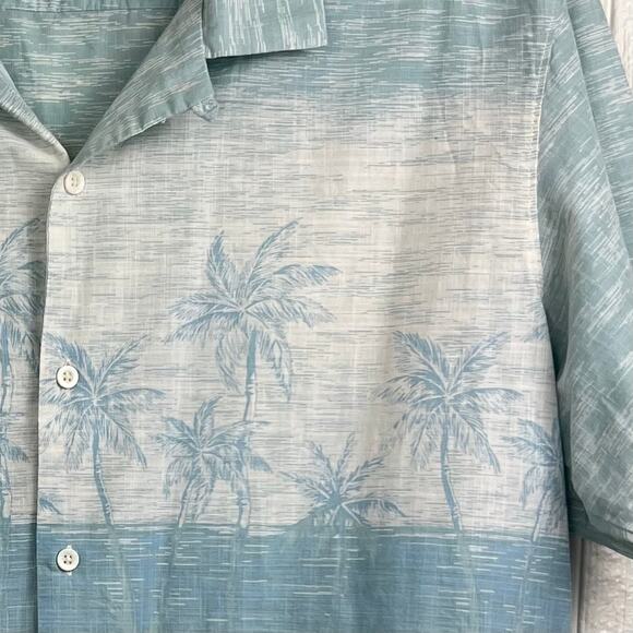 Red head Hawaiian shirt men’s 2XL Tropical Palm tree design short sleeve - Picture 4 of 7